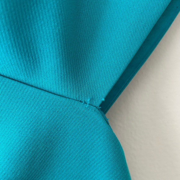 Ted Baker London Yandal Asymmetrical Shoulder Cutout Bodycon Dress in Turquoise - Picture 3 of 8